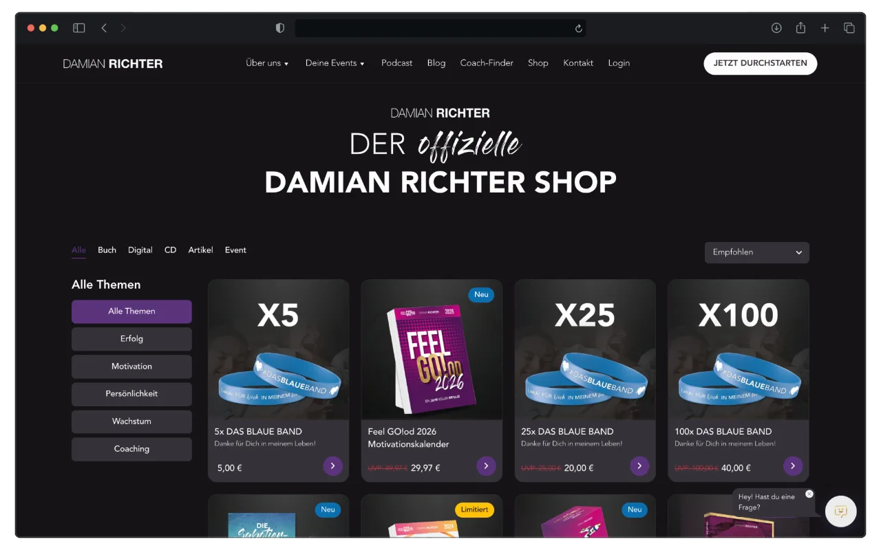 Webdesign Referenzen Damian RIchter