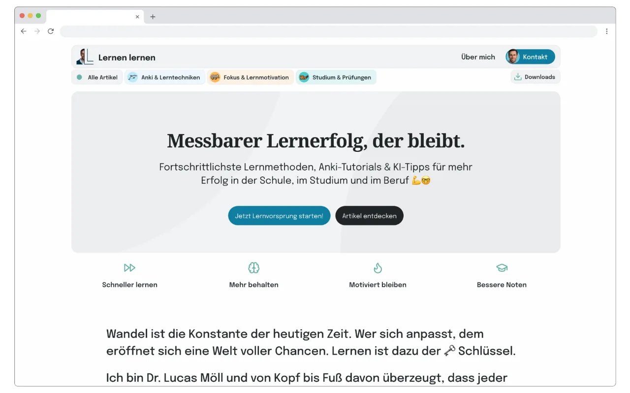 Webdesign Referenzen Lernen lernen